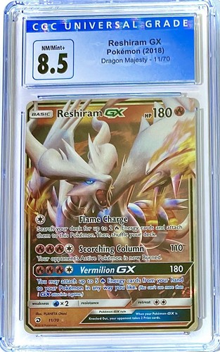 Reshiram-GX graded CGC 9 for sale on eBay