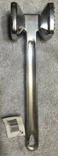 9 inch Dual-Sided Heavy Gauge Aluminum Manual Meat Tenderizer- Silver Color