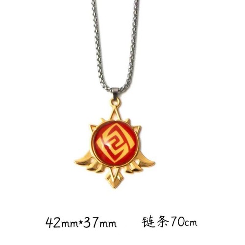 Hot Genshin Impact Pendant Necklace Game Accessories Men's and Women's Alloy Pen - Bild 6 von 31