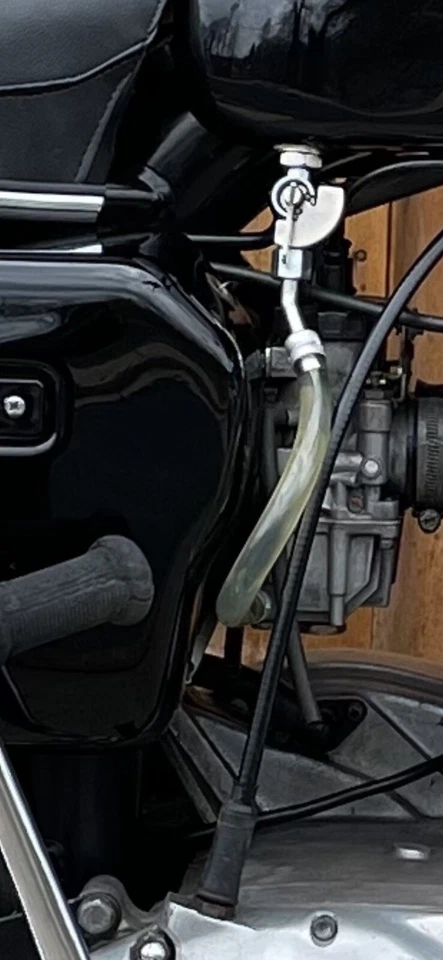 Triumph T140 Fuel Line Assembly Amal MKII Carburetors 1979 -1981 Bonneville 750  - Image 2 of 4