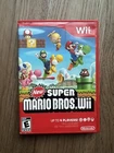New Super Mario Bros. Wii (Nintendo Wii, 2009) Complete W/ Manual CIB TESTED