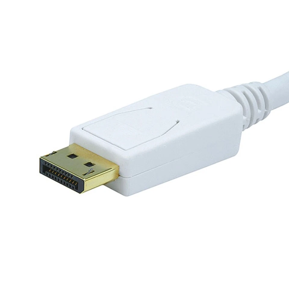 10FT DisplayPort Male to VGA Male Cable Mac Monitor w/ Gold Plated Connectors - Image 2 of 3
