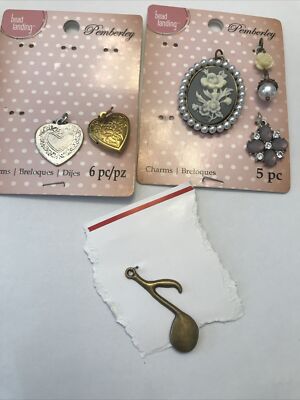Lot 6 Romantic Charms;  Pemberley  By Bead Landing