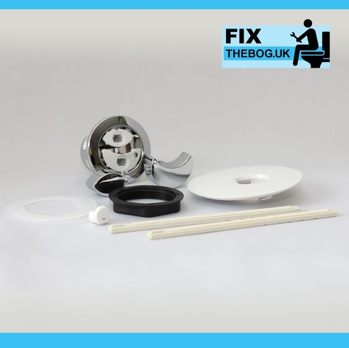 Ideal Estándar Kyomi Pulsador Doble Flush - Trinquete Largo - Imagen 4 de 9