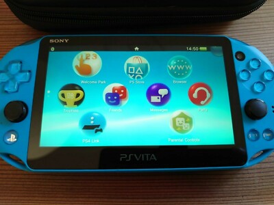 PlayStation Vita - PS VITA ブルー sony  za23 PCH2000 SONY PS Vita PCH-2000 ZA23 Aqua Blue Console Wi-Fi model | eBay