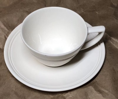Jasper Conran at Wedgwood, Casual Cream, Small Tea Cup & Saucer ~new~