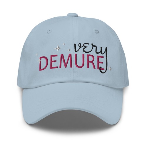 Very Demure Cutesy Ball Cap Dad Hat for Women - Picture 15 of 24