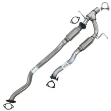 Stainless Steel Front Pipe w/ Flex Y Pipe Kit fits: 2014-2018 Jeep Cherokee 3.2L