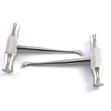 2 Pcs Dental Root Elevators W BARRY 125 mm Oral Surgery Luxating Cryer Elevator