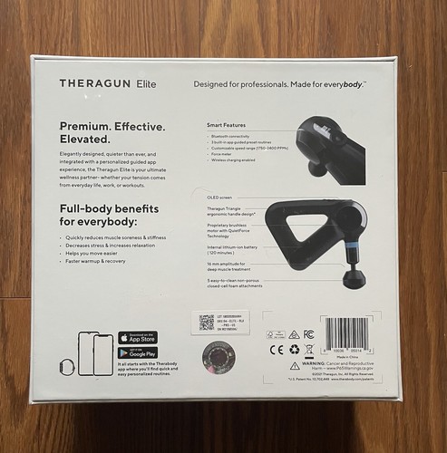 Theragun Elite Percussive Therapy Massage Device - 第 2/2 張圖片