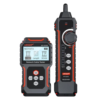 NOYAFA NF-8209S Upgrade Advanced Network Cable Tester with PoE& NCV，Cable Length