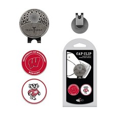 NCAA Wisconsin Badgers 2 Marker Golf Cap Clip