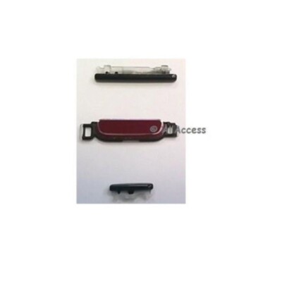 For Samsung S3 Home Button With Power Volume Side Button RED