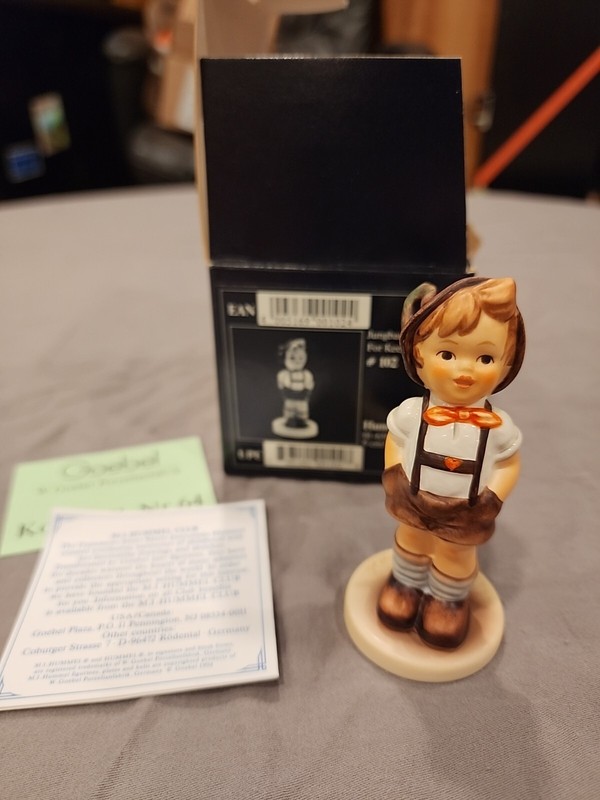 Hummel Goebel Figurine "For Keeps" Hum 630 #102 1992 TMK7 w/original box