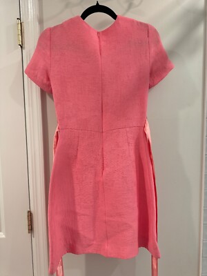 sandro pink silk dress Sandro Womens Pink Maldive Draped Neckline Woven Midi Dress 14
