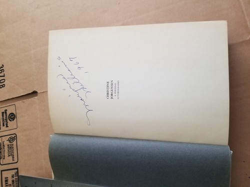Christine Jorgensen Autobiography 1967 1st Ed. Signed by Marjorie Williams who ? - Bild 2 von 6