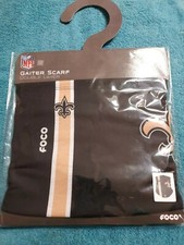 New NFL New Orleans Saints Gaiter Scarf Double Layer OSFM.. FREE SHIPPING
