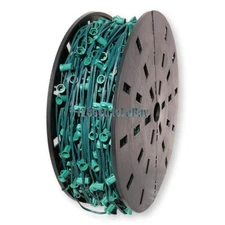 C7 Green Light Sockets Spool 12" Spacing SPT-1 1000ft