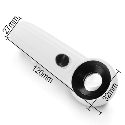 40X Magnifying Magnifier Loop Jeweler Eye Jewelry Loupe with 2 LED Light - Picture 11 of 11