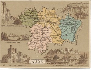 Cartes De Collection La France Illustree Departement De L Aude Vers 1900 Ebay