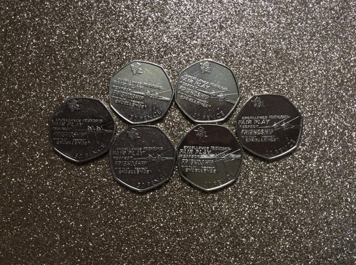 Olympic 50p Coins-London 2012 Fifty Pence Coins-Football-Triathlon-WWF-NHS 50p - Picture 45 of 68