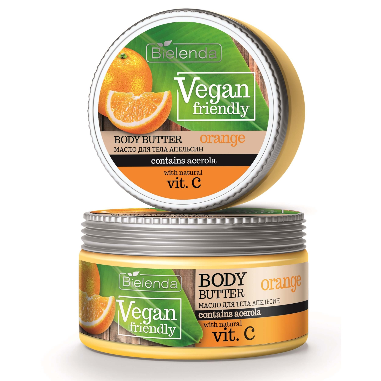 Bielenda Vegan Friendly  MOISTURISING Orange Body Butter With Vitamin C 250ml