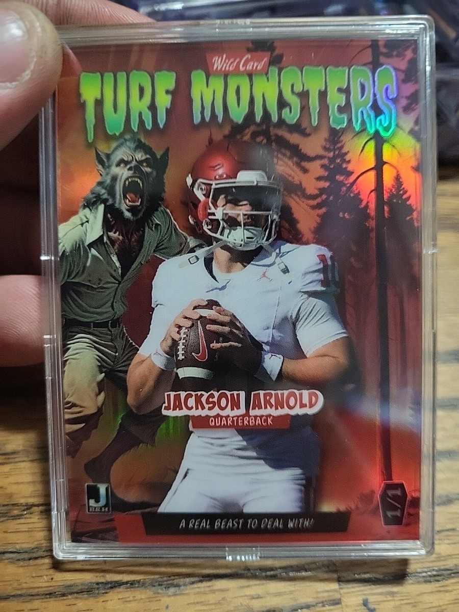 2024 Wild Card Haunted Hits Jackson Arnold 1/1 Turf Monsters.. | eBay