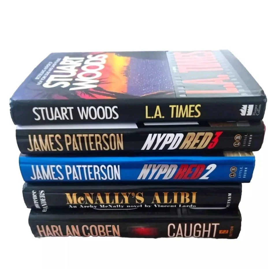 Lot of 5 Hardcover Thrillers Suspense Bestsellers - FREE SHIPPING Foto 3 de 4
