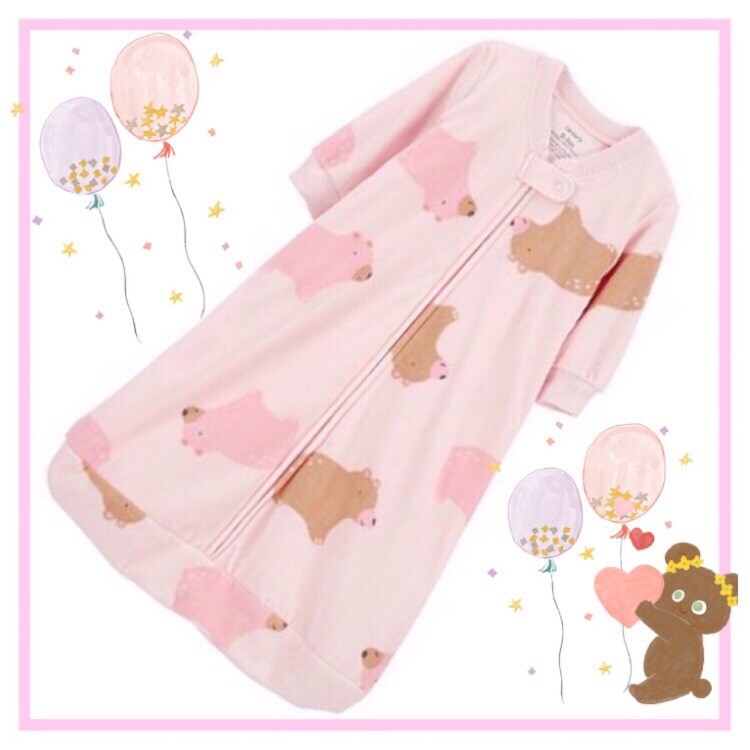 NWT Carter's Baby Girl Fleece Sleep Bag Sack Wearable Blanket