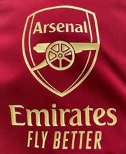 AUTHENTIC ADIDAS ARSENAL GUNNER GOONERS MENS 23-24 RAIN WIND DNA PLAYER JACKET M