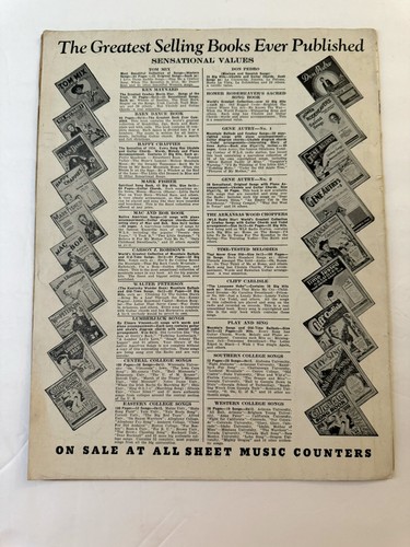 Vintage Noten 1935 Rustle Of Spring Klavier Solo von Cristian Sinding - Bild 2 von 6