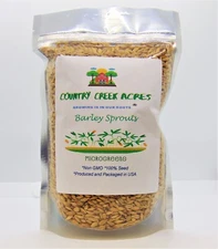 12 oz Barley -NON GMO microgreen seeds for Sprouting Sprouts