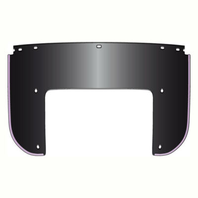 National Cycles Heavy Duty Lower Windshield, schwarz, für Harley-Davidson 7-Loch