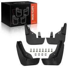 4x Front & Rear Mud Flaps Splash Guards for Chevy Suburban Tahoe 21-23 GMC Yukon