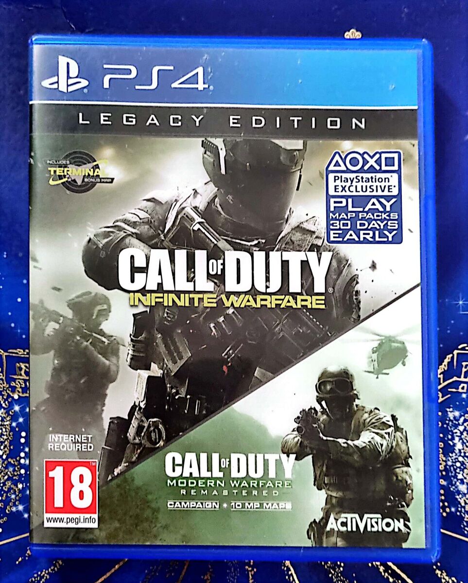 Call of duty infinite warfare et modern warfare remastered Video Game ps4