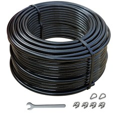 20m Fitness Pulley Cable 5mm TPU Coated Weight Machine Steel Cable Replacement