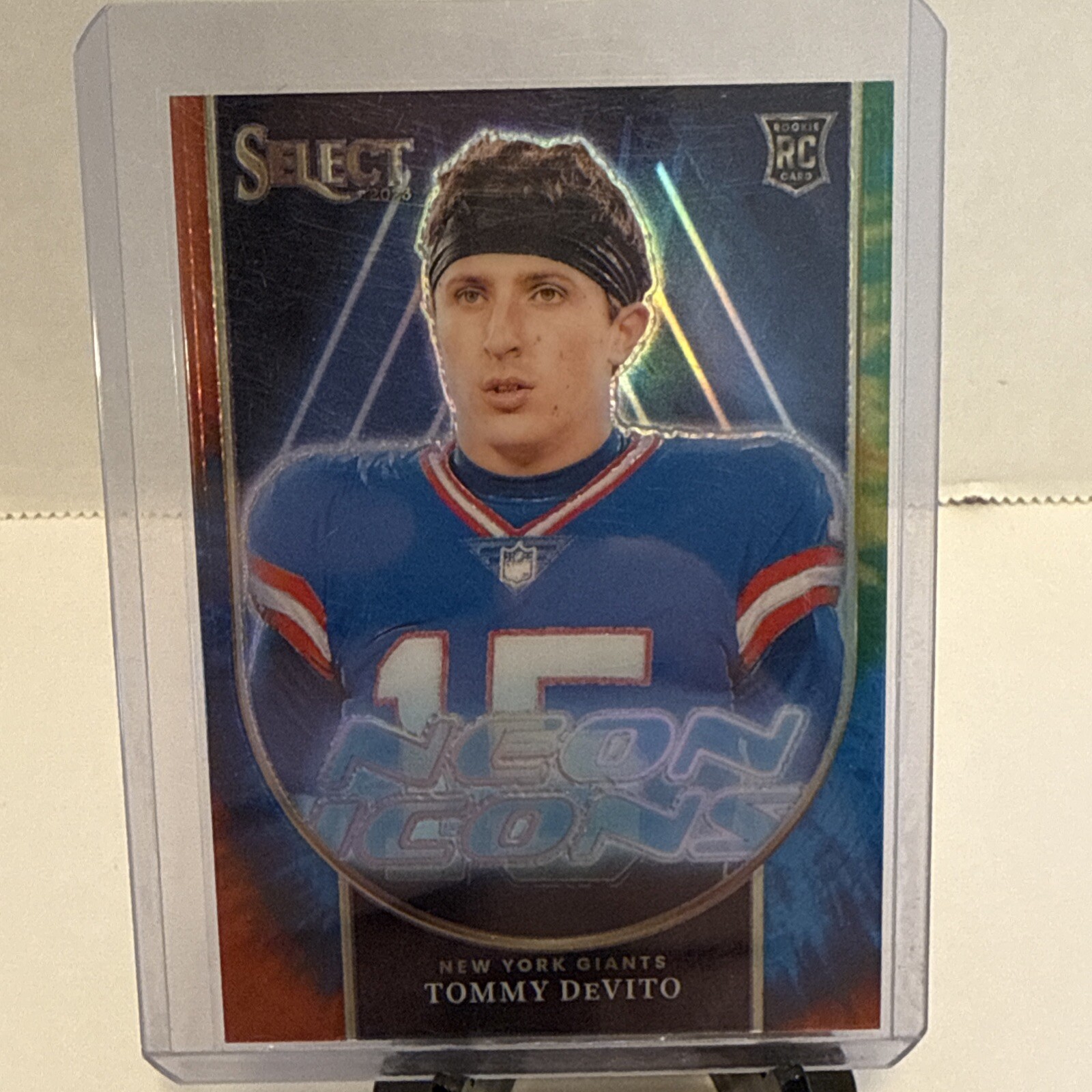 2023 Panini Select TOMMY DEVITO Neon Icons Tie Dye RC #NI-TDE  /25 Giants SSP