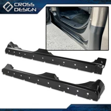 Pair Extended Cab Rocker Panel Fit For 14-18 Chevy GMC Pickup Silverado Sierra