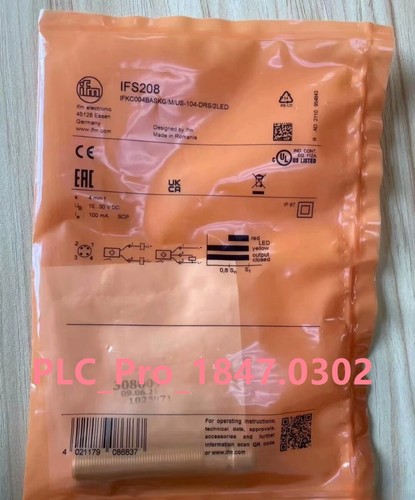 IFS208 1PCS Brand New IFM IFS208 Inductive Proximity Sensor  Fast delivery - Afbeelding 1 van 4