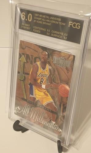 1997 Metal Universe Championship Kobe Bryant All-Millenium Team Lakers - Picture 3 of 4