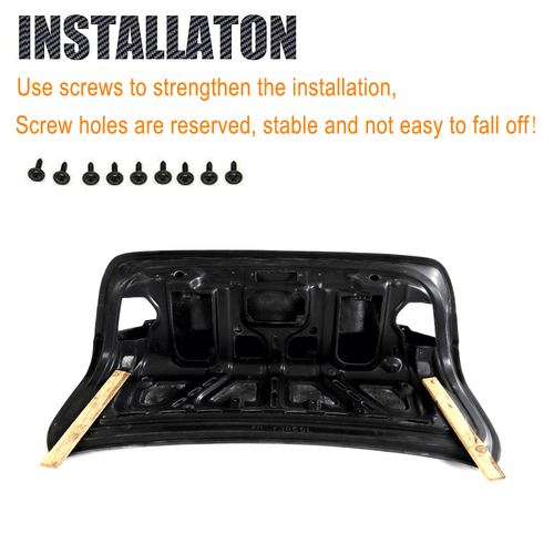 For BMW 3 Series F80 M3 & F30 Real Carbon Fiber Rear Trunk Boot Lid Cover Trim - Picture 9 of 11