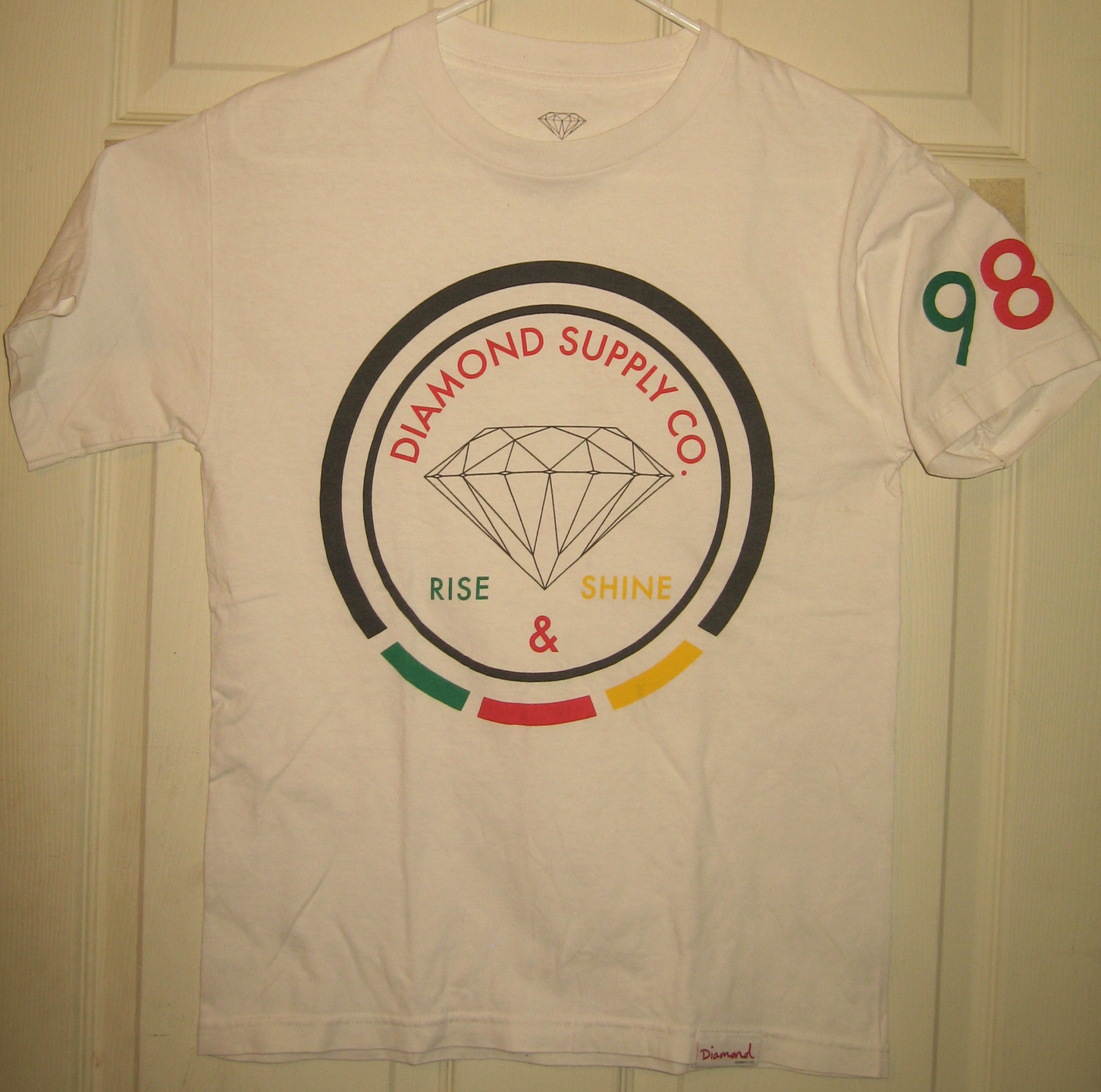 DIAMOND SUPPLY CO Shirt S Gem Stone Design DSC Rise and Shine Skate HTF ...