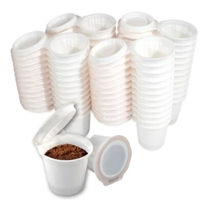 iFillCup, 42 Count White - iFillCup, fill your own Empty Single Serve Pods