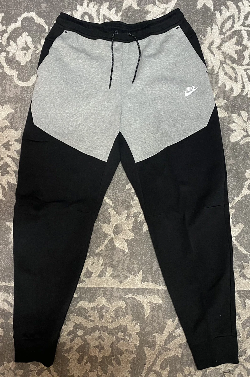 Nike Tech Fleece Slim Fit Joggers Pants Black Grey Mens Sz 3XL