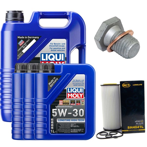 MotoröL Filter Set 5W-30 Liqui Moly 8 Liter + Schraube FüR BMW 3Er X3 5Er 6Er X5-image