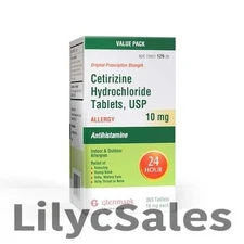 Glenmark Therapeutics 24-Hour Allergy Medicine, 365ct 2pk