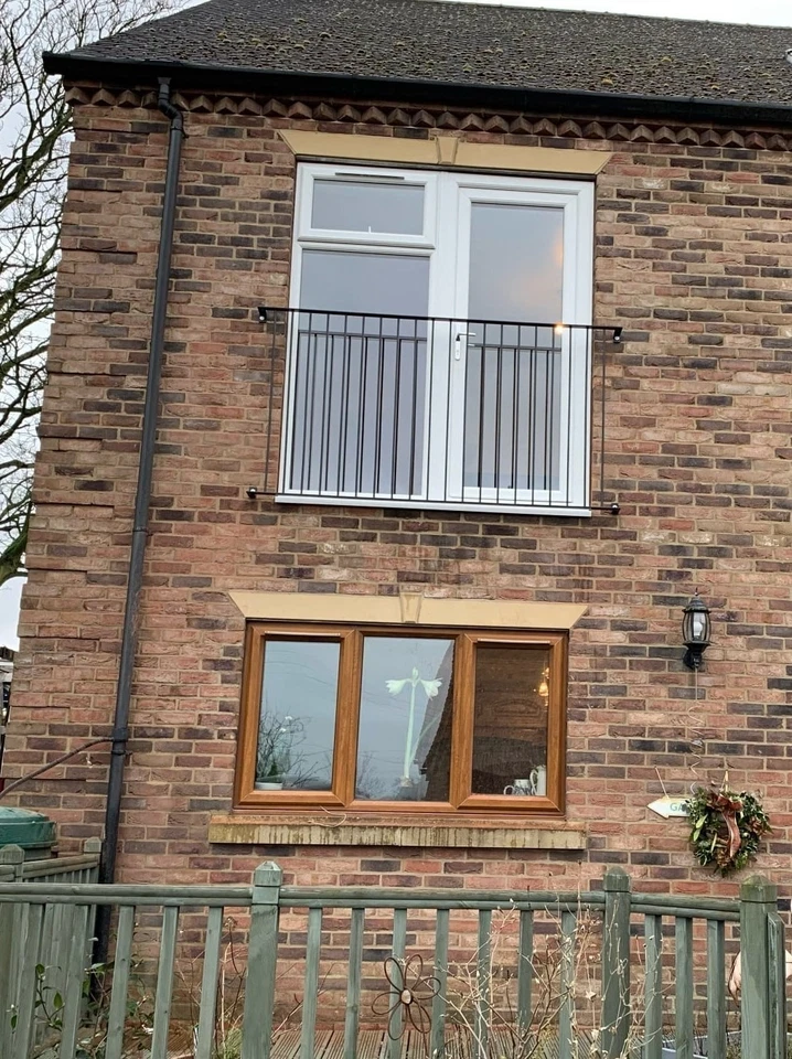 Metal Steel Juliet Balcony - The Wharfedale - Iron Balcony Railing - Image 3 of 4