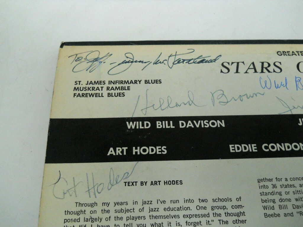 Original Autographed Jazz & Big Band Memorabilia for sale | eBay
