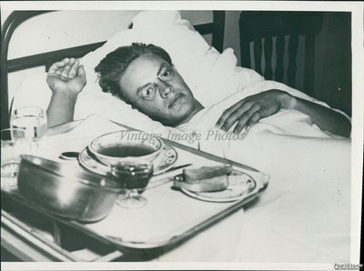 1939 Photo Donald Lund N.D Student After Operation Under Hypnosis Medicine 6x8