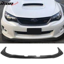 Fits 11-14 Subaru Impreza WRX STI IKON V6 Style Unpainted Front Bumper Lip PU